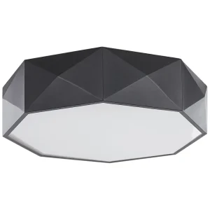 Candeeiro de teto LED em metálico preto SVAY