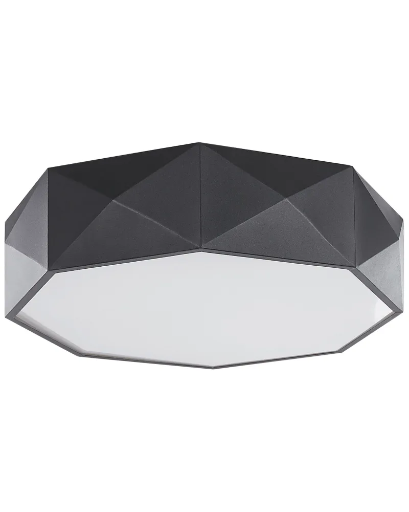 Candeeiro de teto LED em metálico preto SVAY