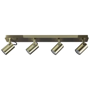 Candeeiro de teto em metal cor de tom terroso para 4 lâmpadas KLIP