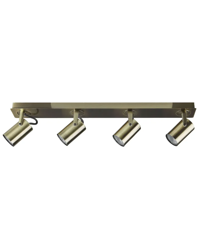 Candeeiro de teto em metal cor de tom terroso para 4 lâmpadas KLIP