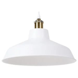 Candeeiro de teto em metálico branco PECHORA