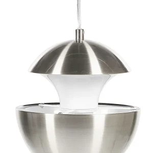 Candeeiro de teto em metálico prateado BOJANA com Sensor de Luz Diurna
