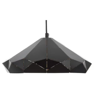 Candeeiro de teto preto NEVOLA com Controle Remoto