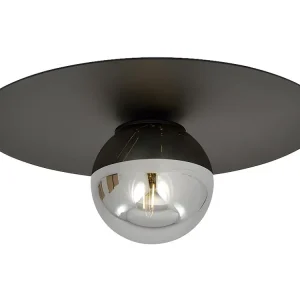 Candeeiro de Teto Solar, Preto, 43x19x43 cm, EPIKASA (À Prova d'Água)