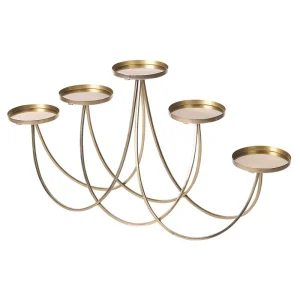 Candle Holder BUARAN Metal Luzente
