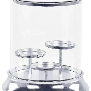 Candle Holder CILEGON Glass Prata para Instalação em Sanca