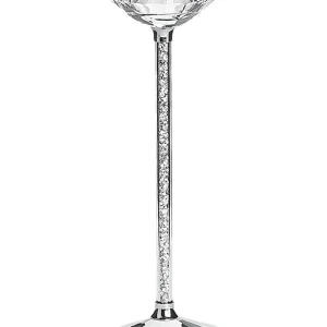 Candle Holder KOFI Cristal Silver | Entrega Rápida e Segura