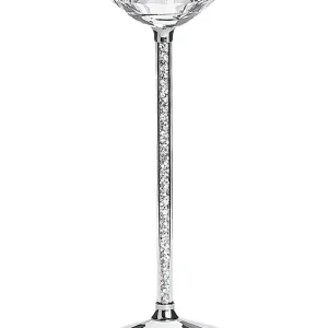 Candle Holder KOFI Cristal Silver | Entrega Rápida e Segura