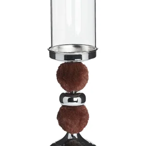 Candle Holder PADRE De vidro Brown com Garantia Estendida
