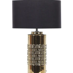 Ceramic Table Lamp Gold CIMARRON