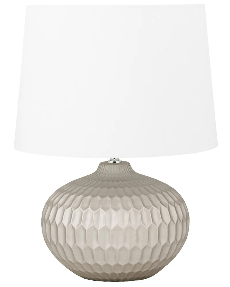 Ceramic Table Lamp Gold PIRITA