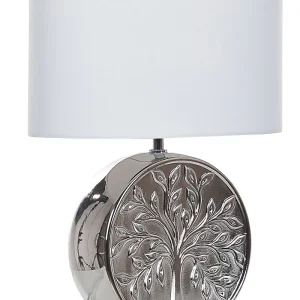Ceramic Table Lamp Silver KHERLEN