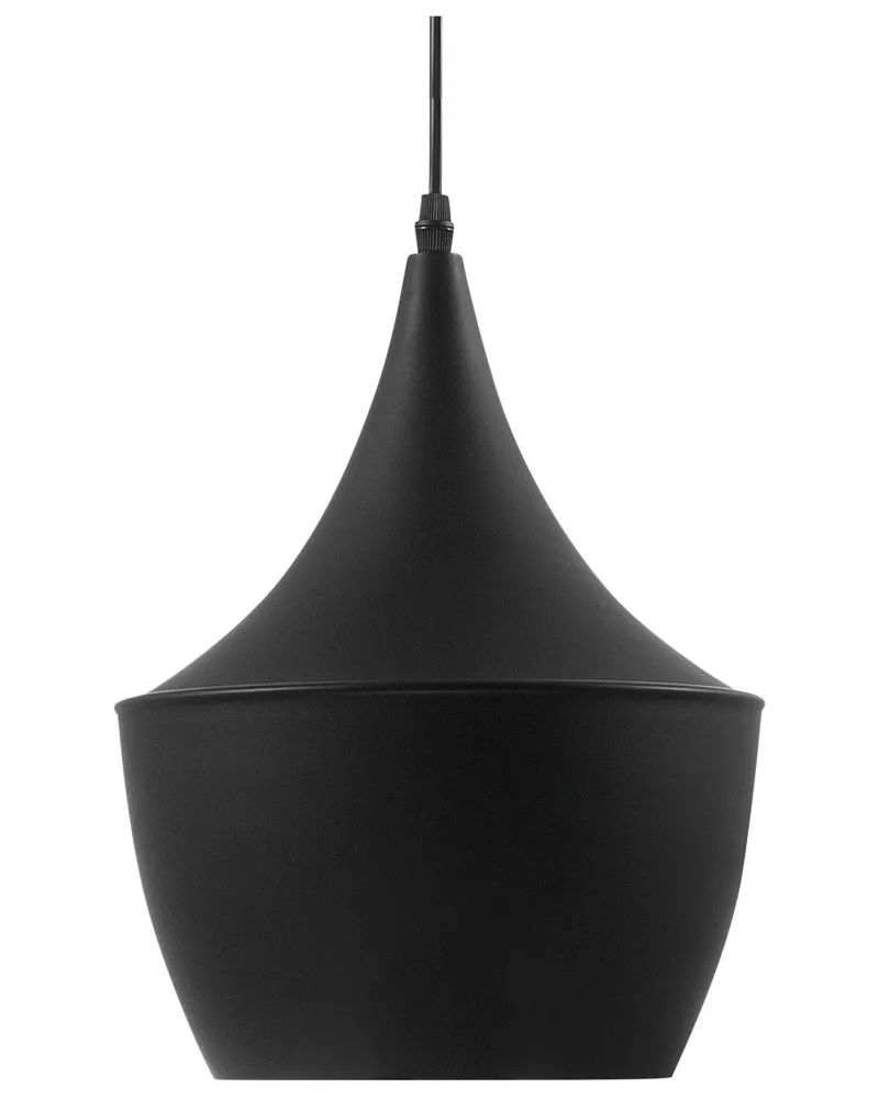 Certificado IP65 à Prova d'Água Metal Pendant Lamp Preto FRASER