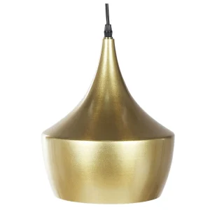 Conector para Fita LED Candeeiro de teto em metálico dourado 142 cm FRASER