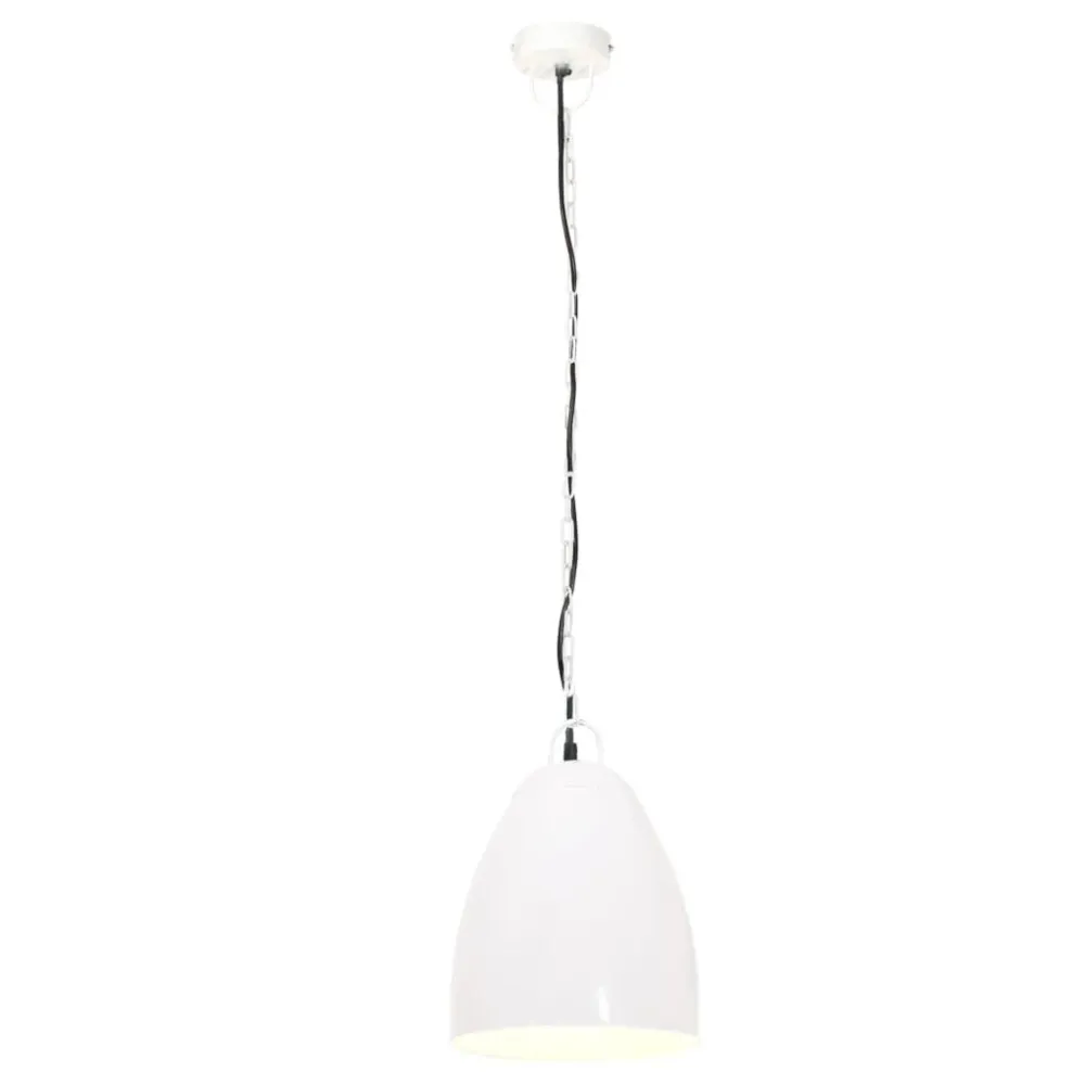 Conector para Fita LED Candeeiro teto industrial redondo 25 W 32 cm E27 branco