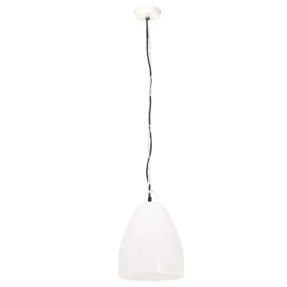 Conector para Fita LED Candeeiro teto industrial redondo 25 W 32 cm E27 branco