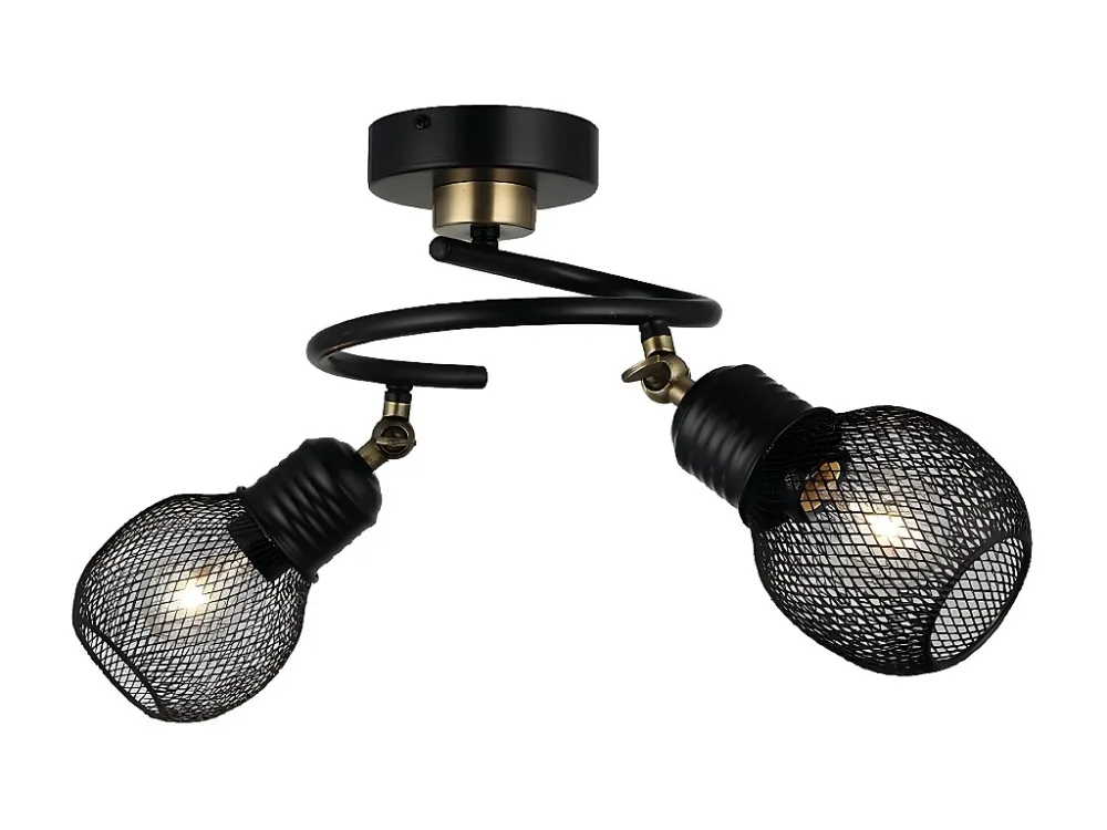 Conector para Fita LED Candeeiro de Teto Piacenza, Ouro, Preto, 32 x 19 x 34 cm, EPIKASA