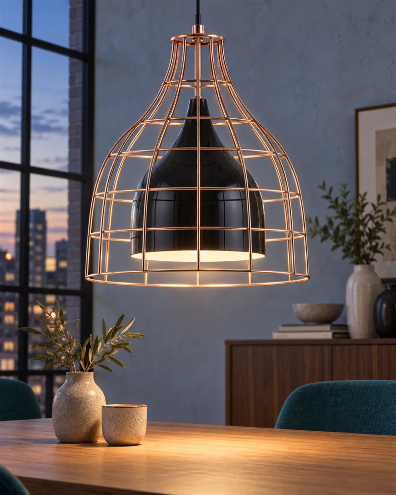 Conector para Fita LED Metal Pendant Lamp Carvão TRESA