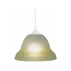 Conector para Fita LED Suspensão TOSEL DALILA metálico cônico malva D33 x H80 cm
