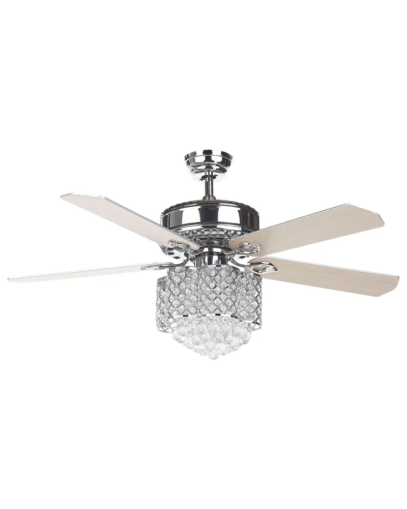 Crystal Ceiling Fan Light Brilhante HUAI