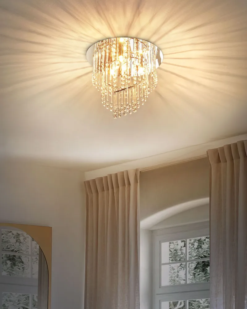Crystal Chandelier ⌀ 45 cm Brilhante ESMELLE