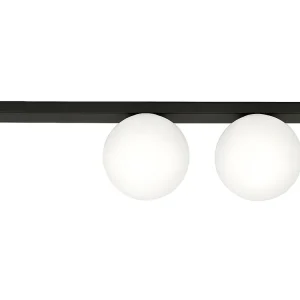 Dimmer Rotativo Candeeiro de Teto Fit, Preto, 60x17x14 cm, EPIKASA