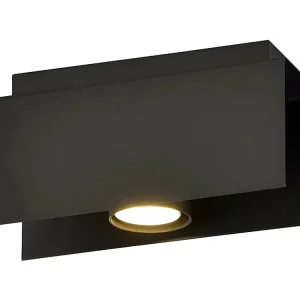 Dimmer Rotativo Candeeiro de Teto Kenno, Preto, 24x12x10 cm, EPIKASA