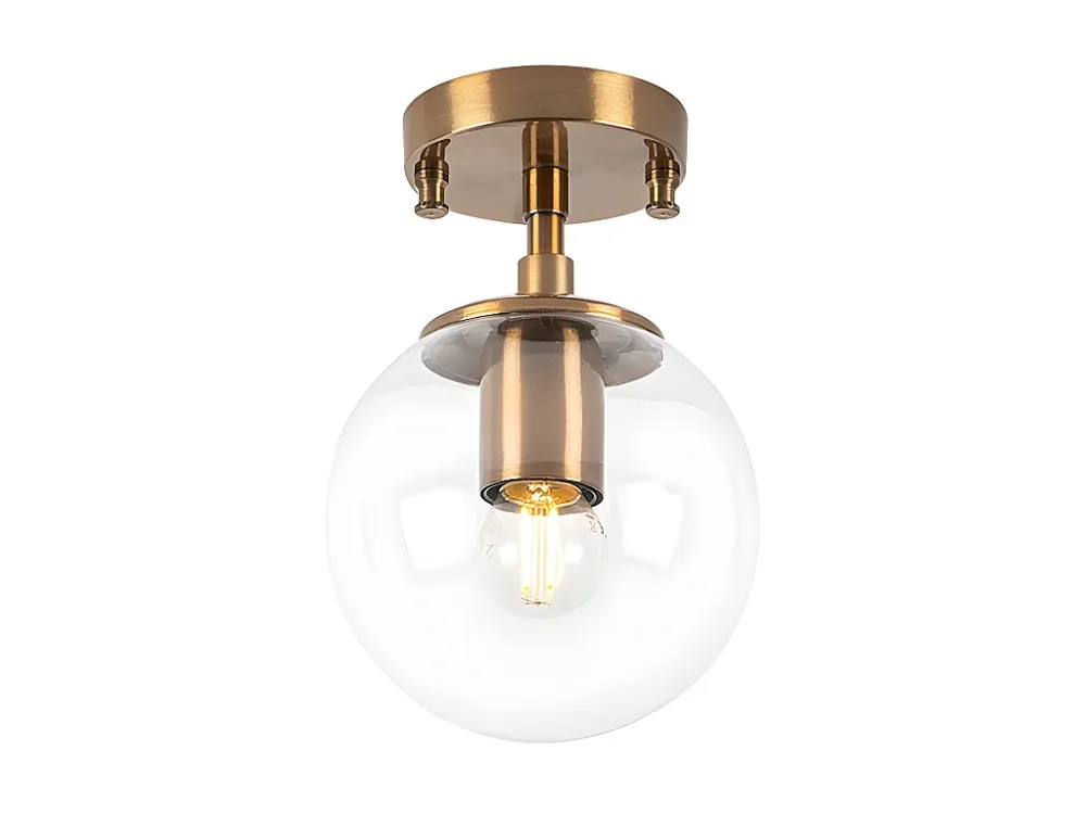 Dimmer Rotativo Candeeiro de teto em metálico - Candeeiro D. 15 x . 23 cm - Vintage - BARLATI