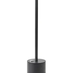 Dimmer Rotativo Wireless Metal Table Lamp Carvão LIZANDRO