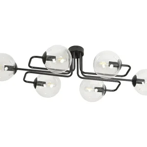 Fita LED Adesiva Candeeiro de Teto Brendi, Preto, 93x32x50 cm, EPIKASA