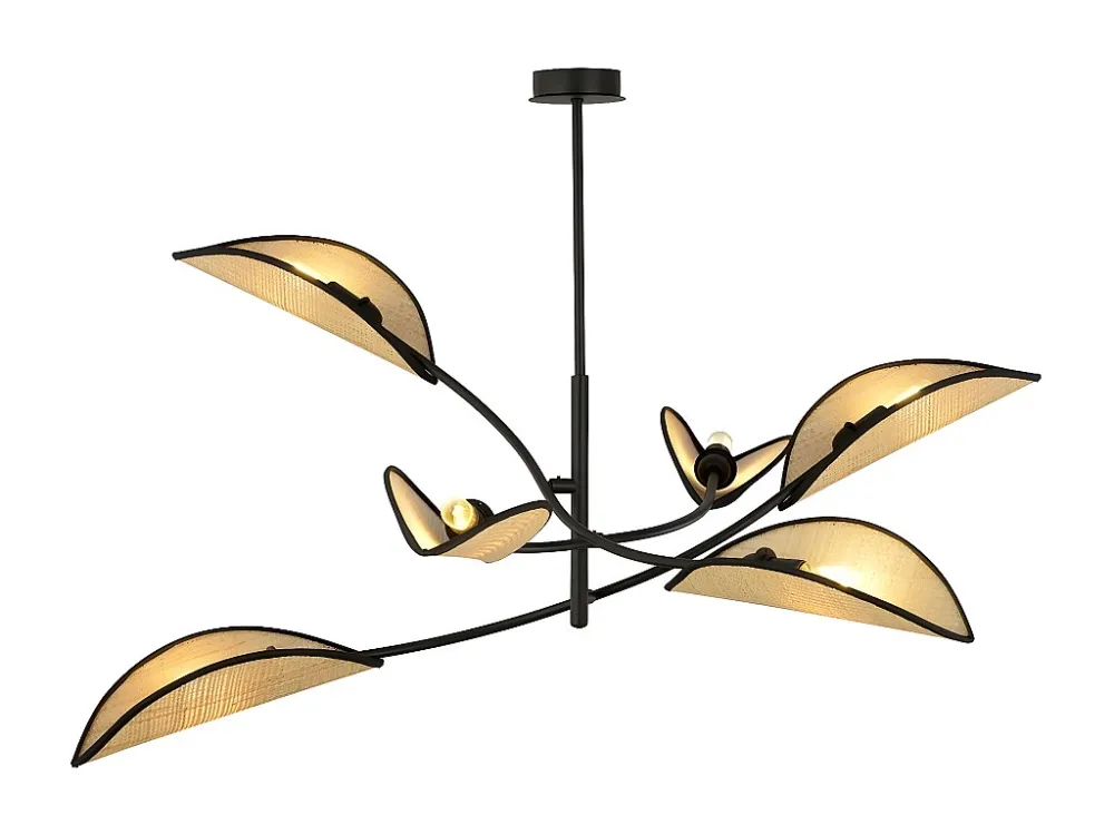 Fita LED Adesiva Candeeiro de Teto Lotus, Castanho, 102x51x102 cm, EPIKASA