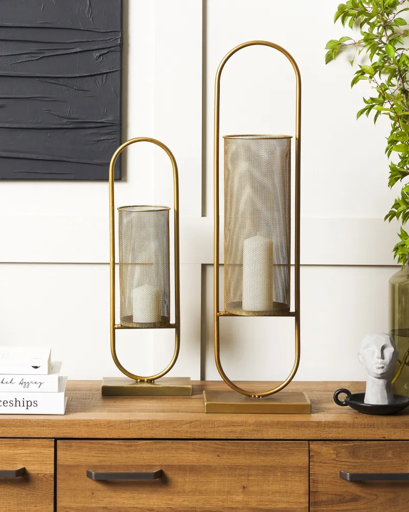 Fita LED Adesiva Candle Holder BOHOL Metálico Gold