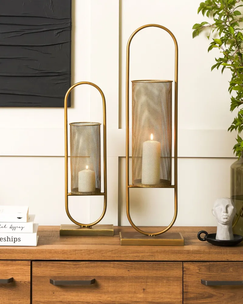 Fita LED Adesiva Candle Holder BOHOL Metálico Gold