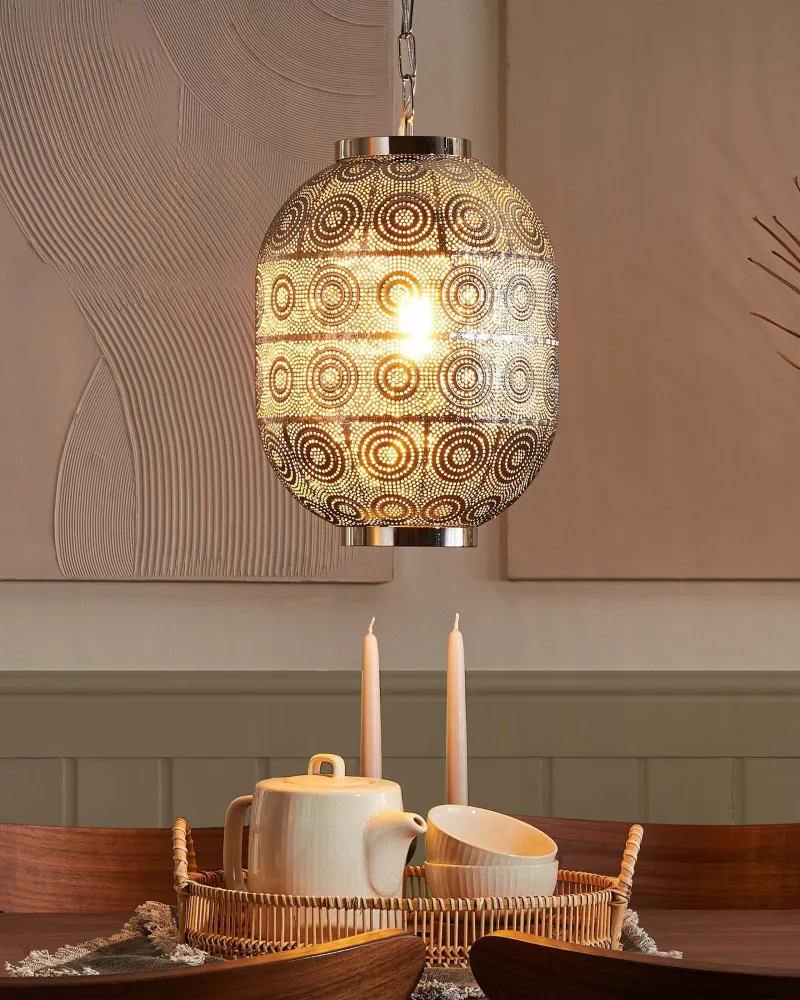 Fita LED Adesiva Metal Pendant Lamp Prata MARINGA