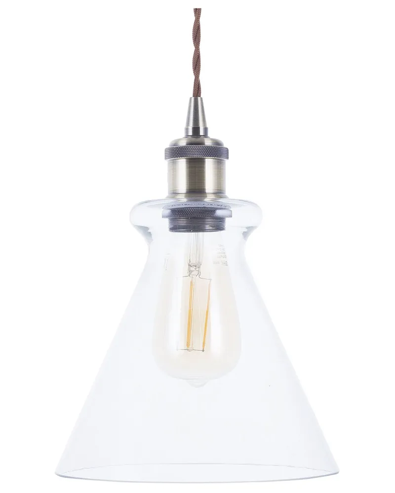 Glass Pendant Lamp Claro BERGANTES com Sensor de Luz Diurna