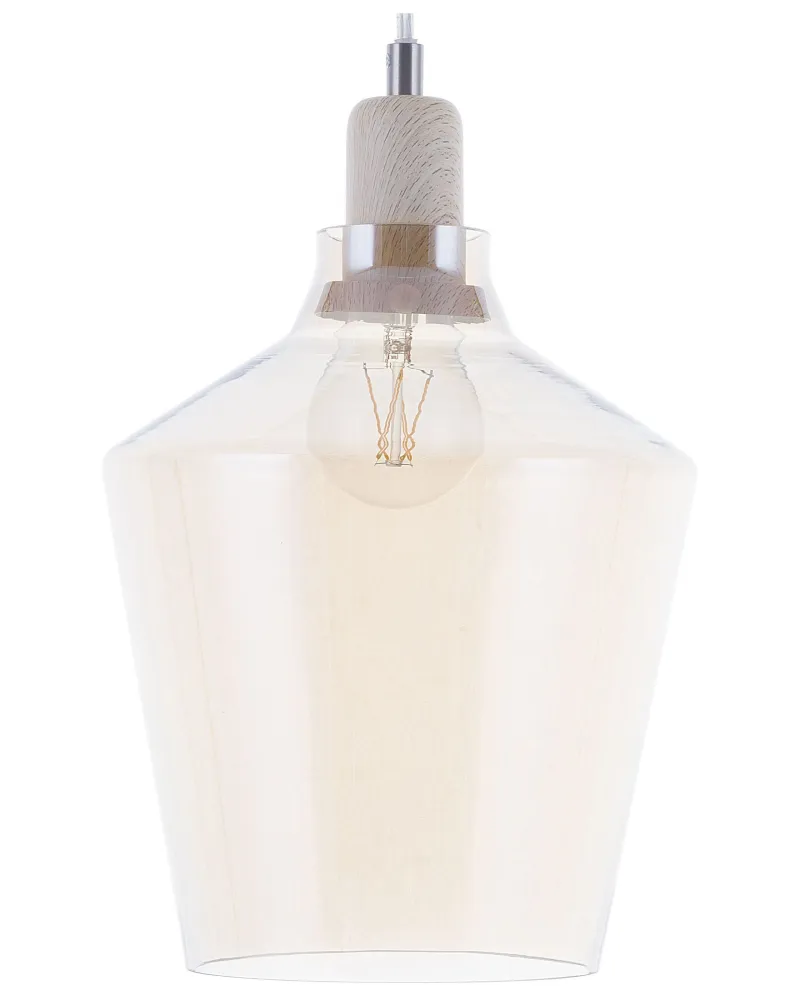 Glass Pendant Lamp Gold SANTON