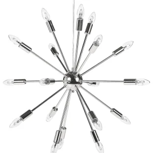 Kit Completo de Instalação Candeeiro de teto prateado MAGUSE