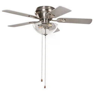 Kit Completo de Instalação Ceiling Fan Light Brilhante Light Wood SIRAMA