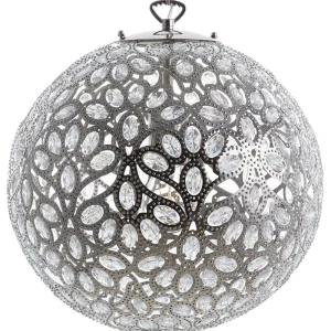 Kit Completo de Instalação Metal Pendant Lamp Prata VOLTA