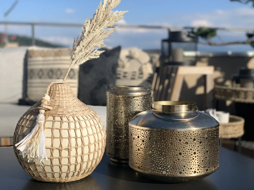 Lantern CORFU Metal Âmbar