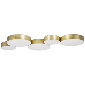 5 Light Metal LED Ceiling Lamp Dourado LUGA