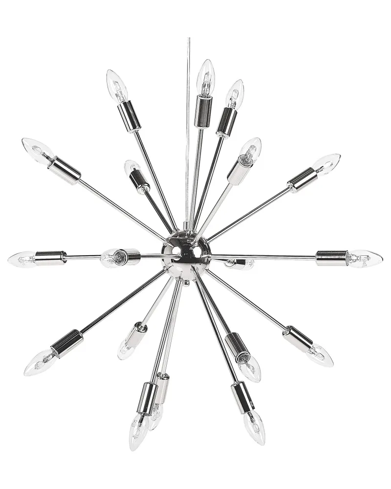 18 Light Pendant Lamp Prata MAGUSE