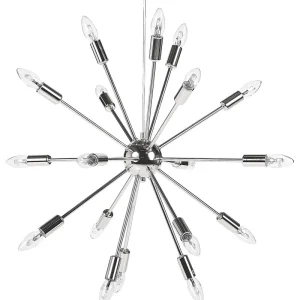 18 Light Pendant Lamp Prata MAGUSE