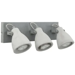 3 Light Spotlight Concrete Bar Grey MISTAGO