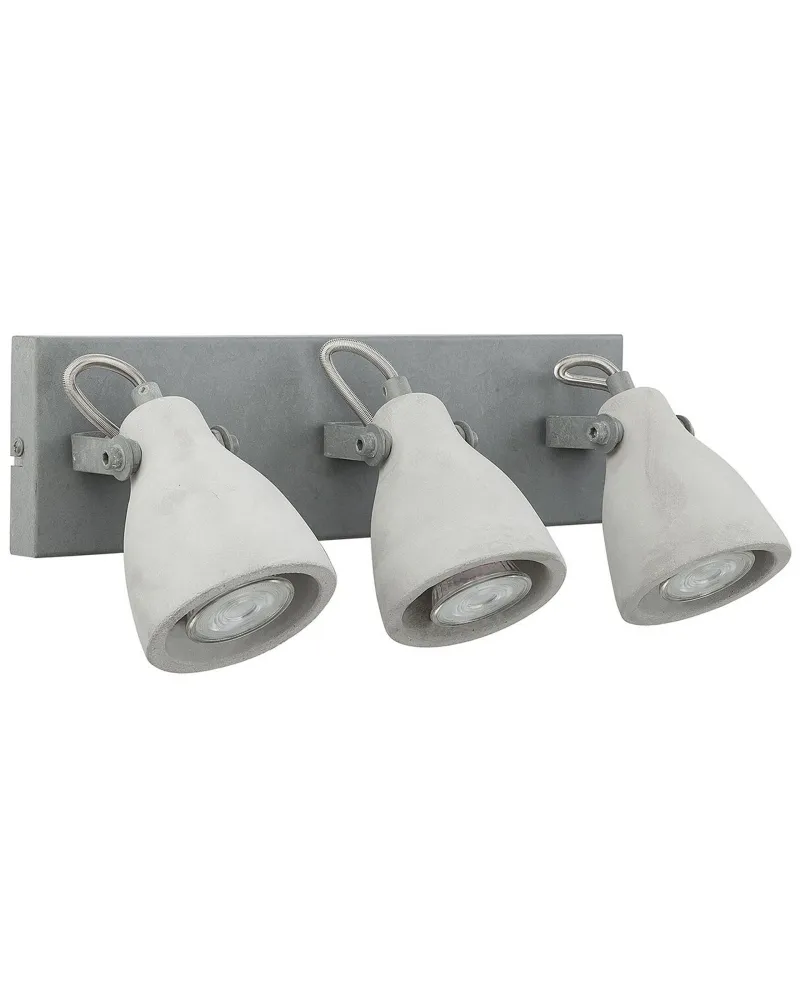 3 Light Spotlight Concrete Bar Grey MISTAGO