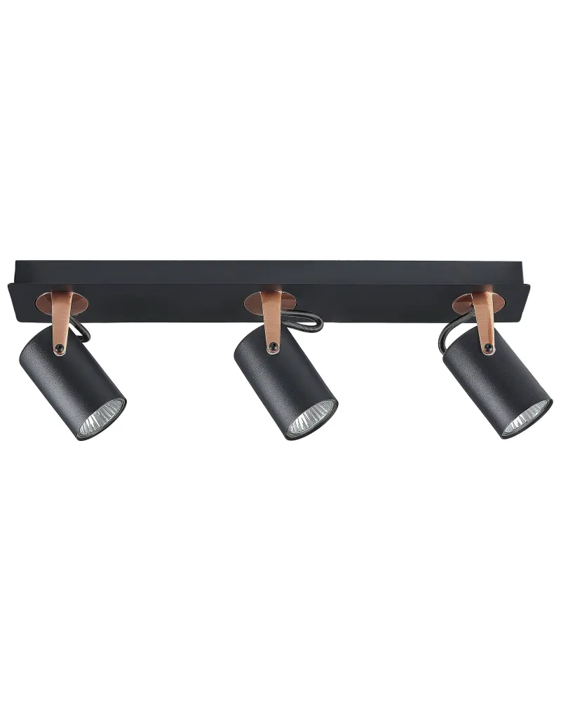 3 Light Spotlight Metálico Bar Black KLIP