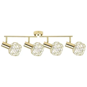 4 Light Spotlight Metálico Bar Gold CHENAB