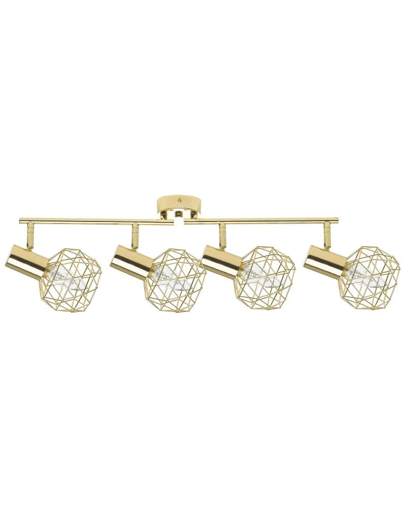 4 Light Spotlight Metálico Bar Gold CHENAB