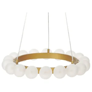 18 Lights Metal Chandelier Ouro GEORGES
