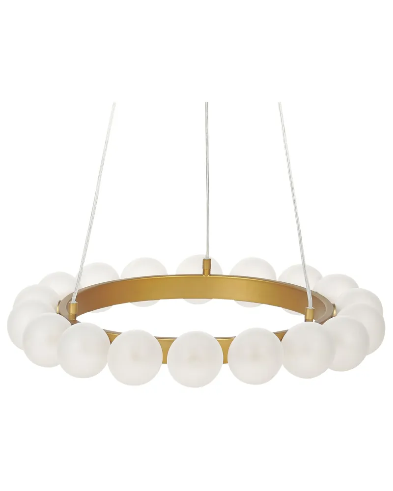 18 Lights Metal Chandelier Ouro GEORGES